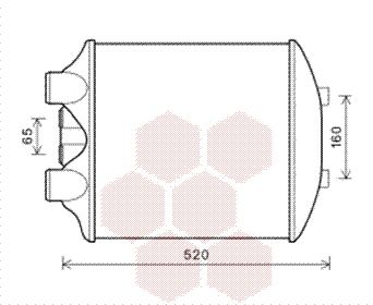 VAN WEZEL Интеркулер 49004040